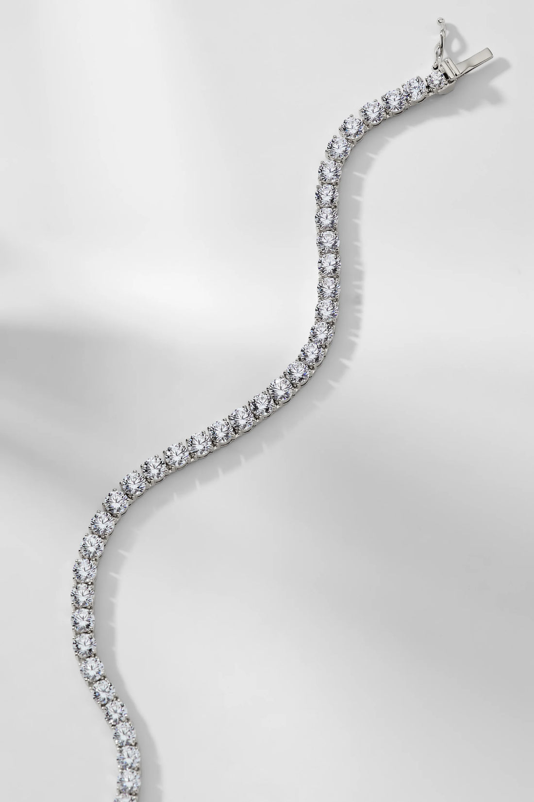 Moissanite Eternity Chain Necklace