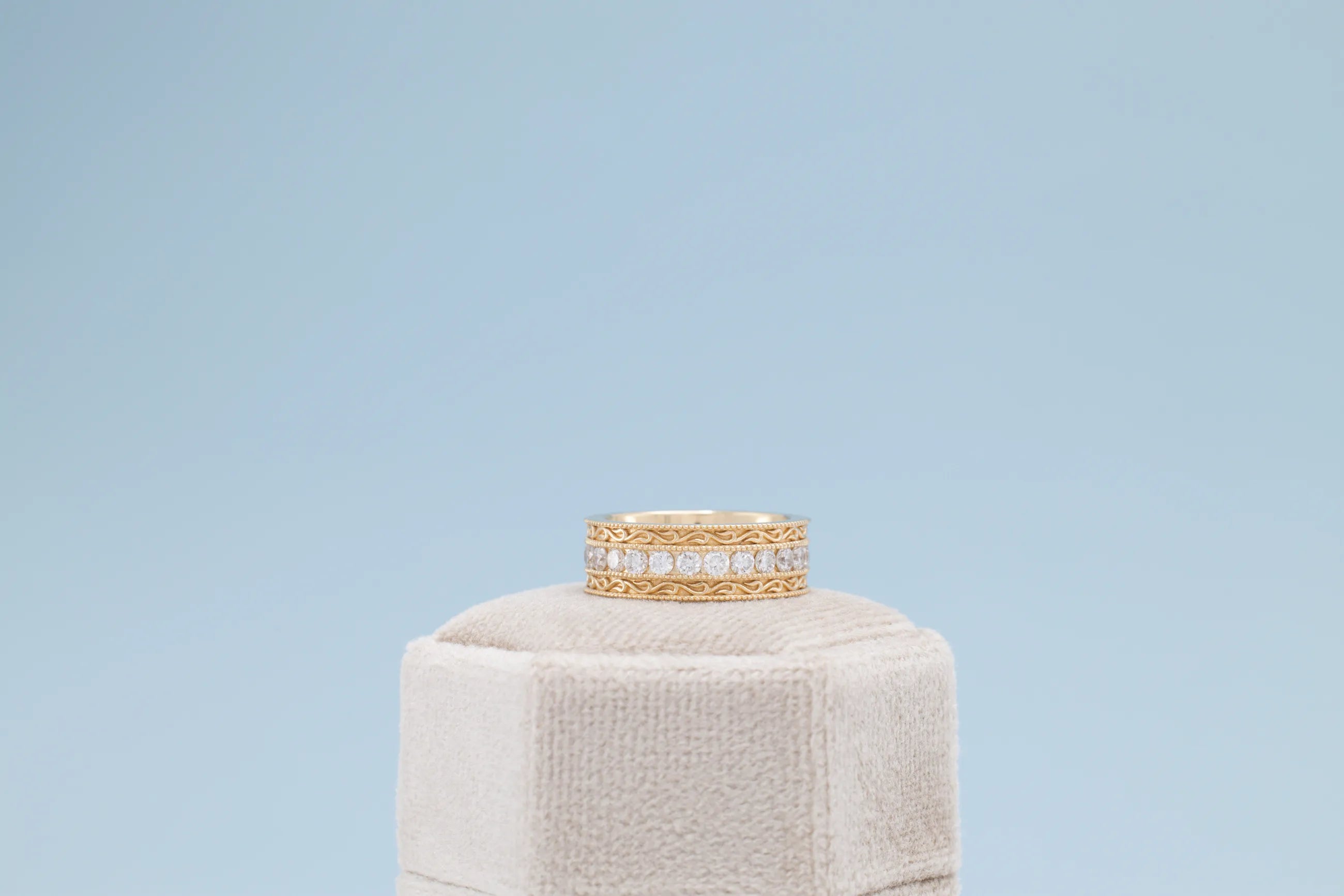 Moissanite Eternity Ring