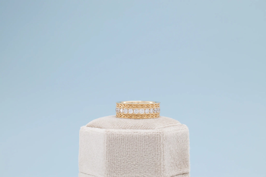 Moissanite Eternity Ring