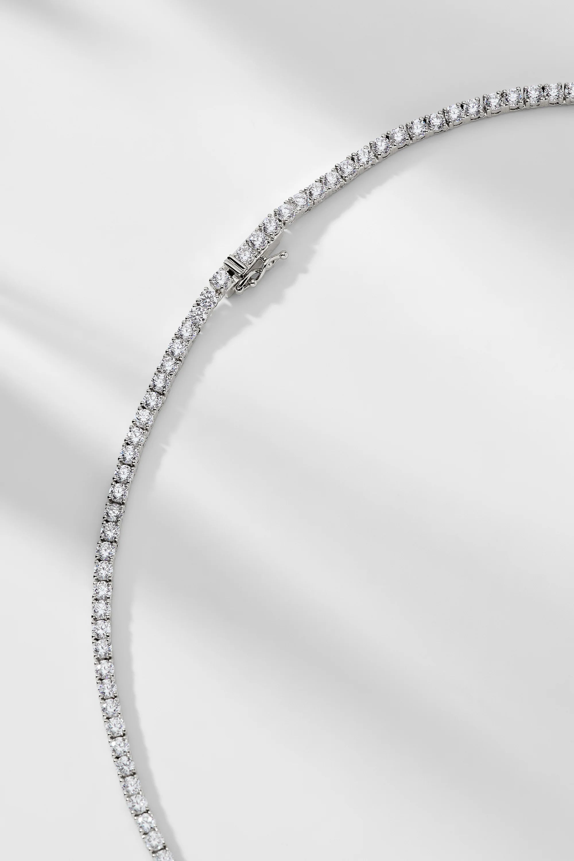 Moissanite Tennis Chain Necklace
