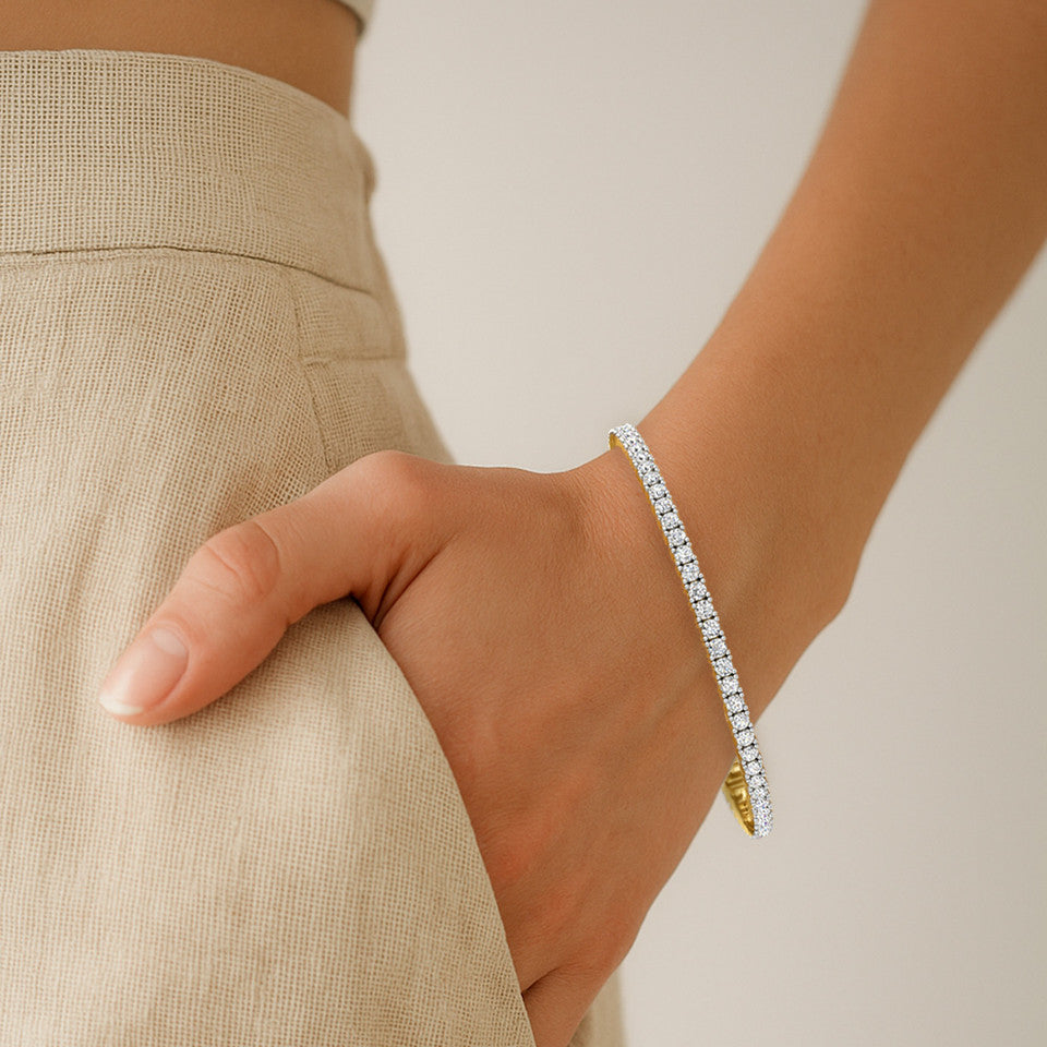 Moissanite bracelet for special occasions