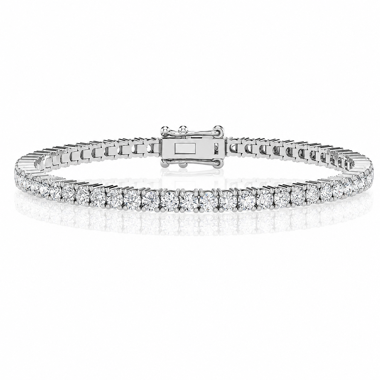 Moissanite tennis bracelet for her