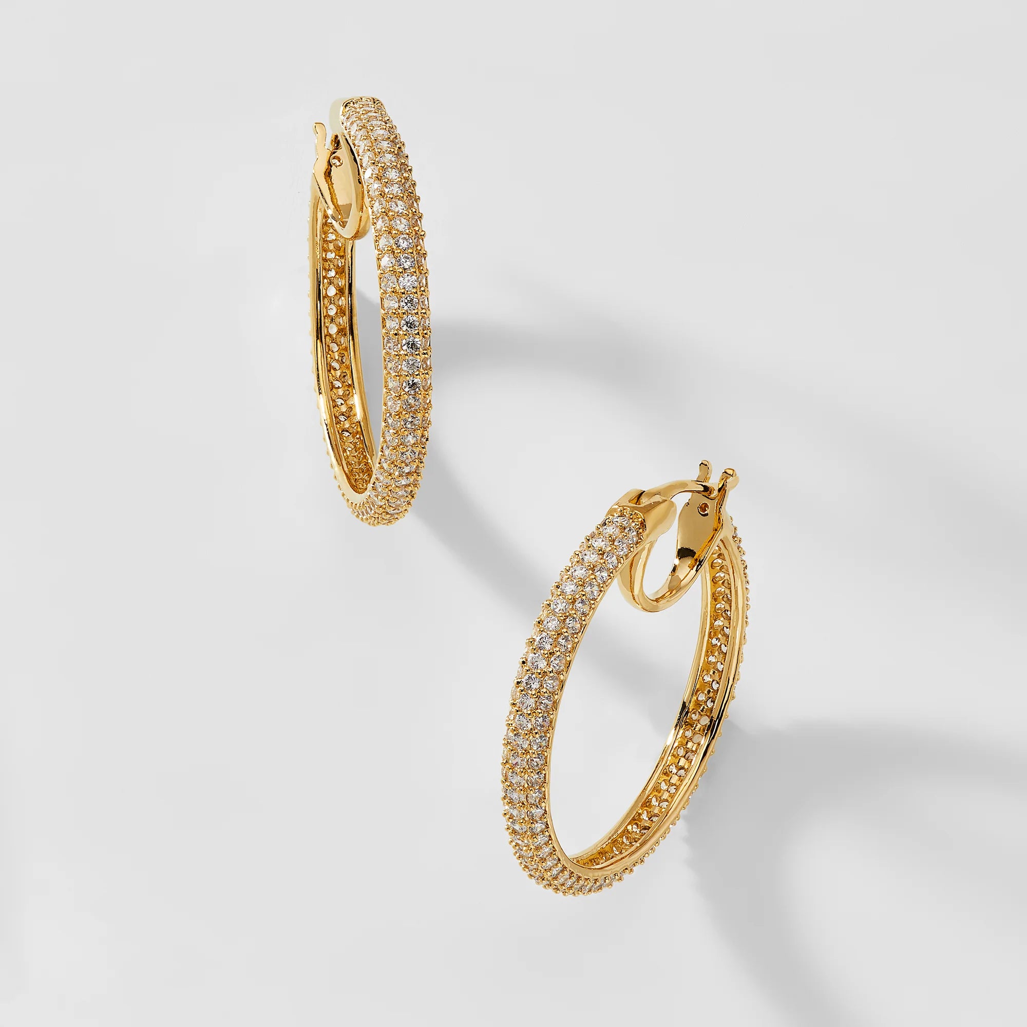 Multi-Row Moissanite Earrings