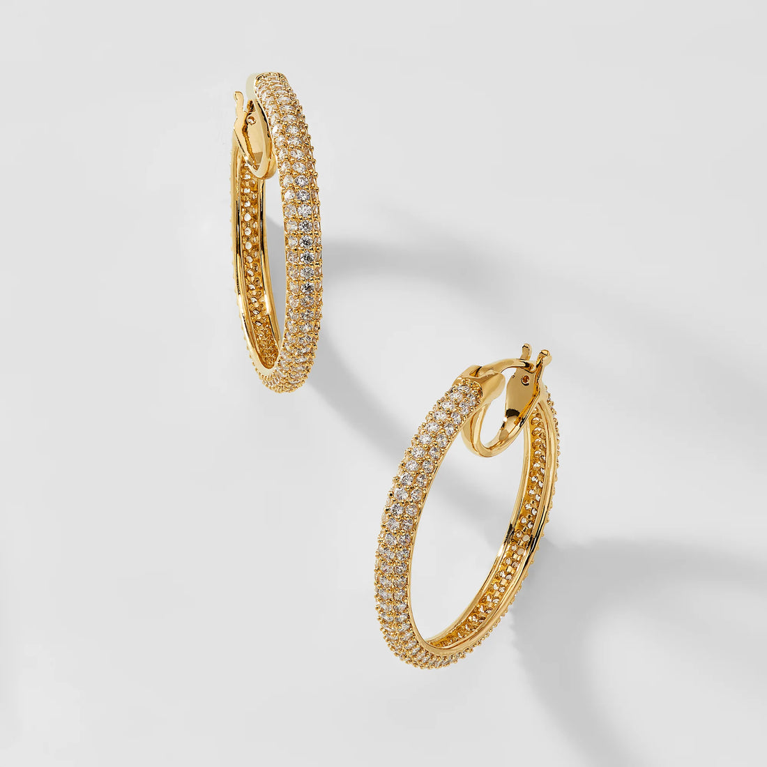 Multi-Row Moissanite Earrings