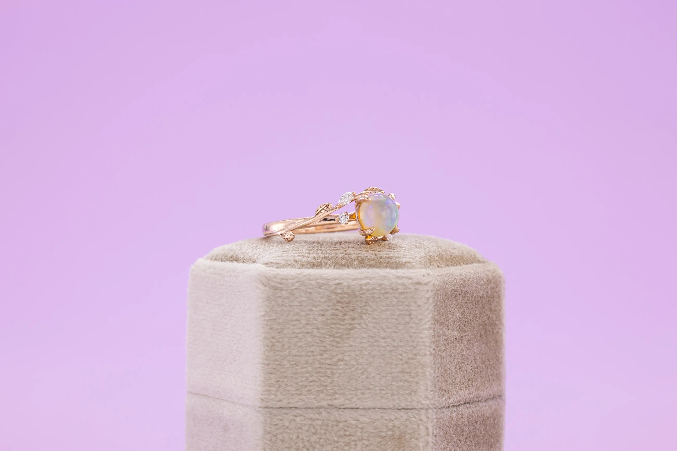 Nature Inspired Opal Ring