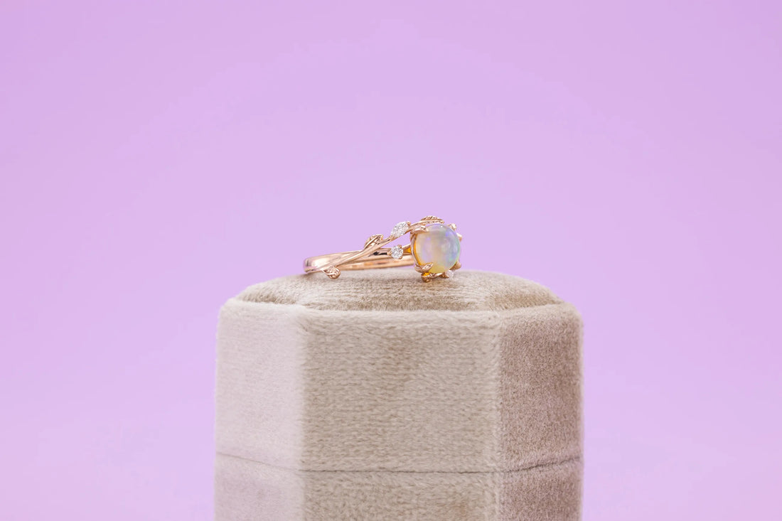 Nature Inspired Opal Ring