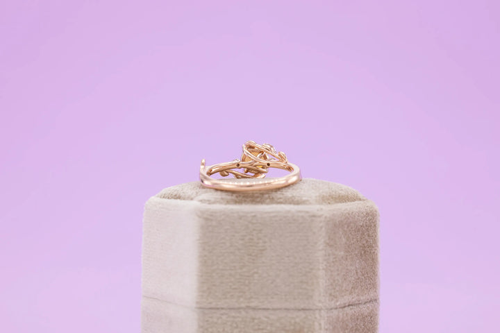 Opal Leaf Ring