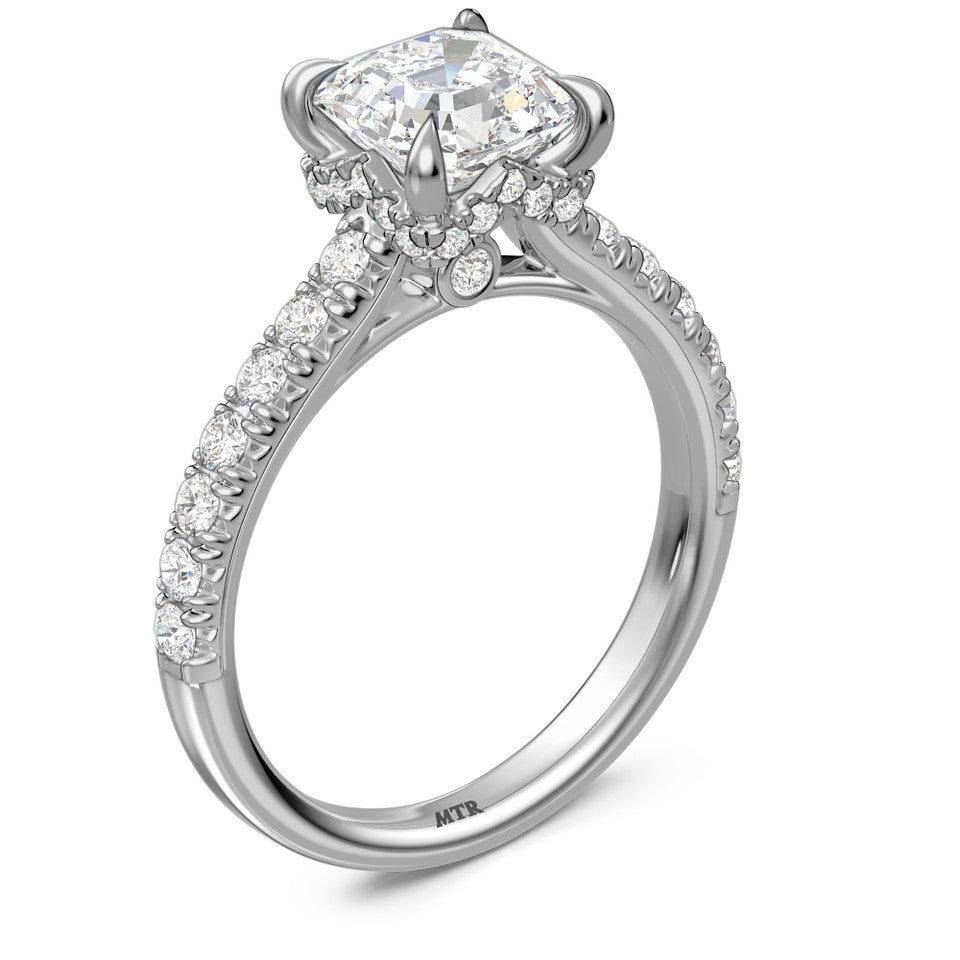 Pavé Diamond Bridal Ring Set