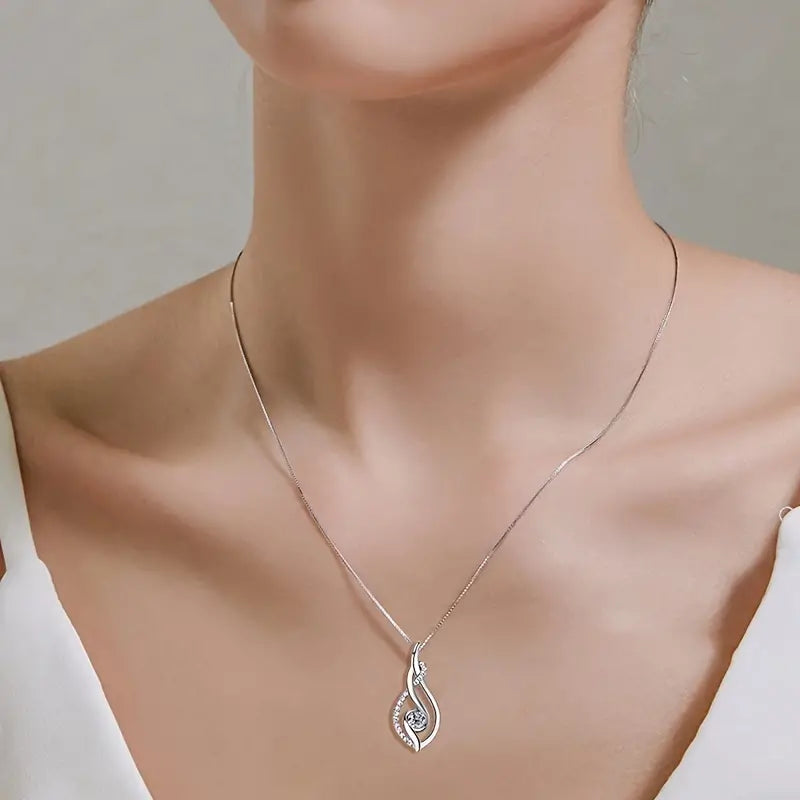 Ribbon Pendant Necklace