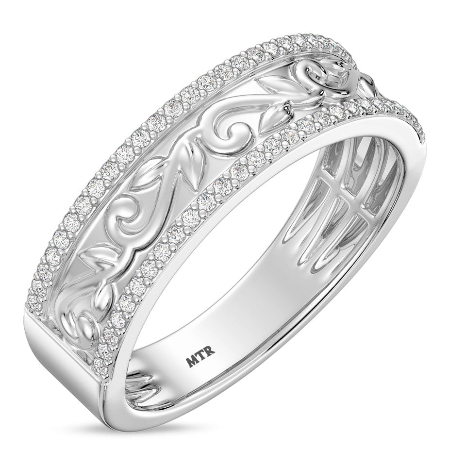 Solitaire Engagement Ring and Wedding Bands