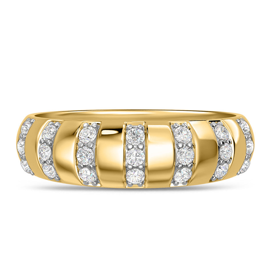 Stackable Diamond Bridal Ring Set