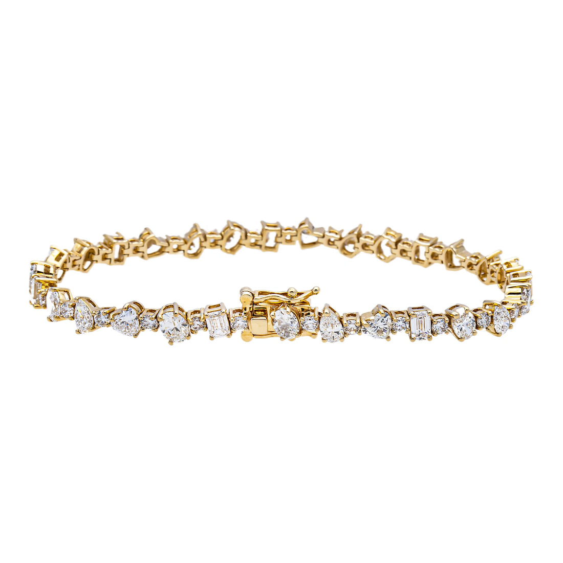Unisex Diamond Line Bracelet