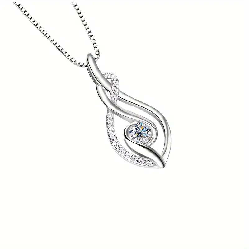 Wave Pendant Necklace