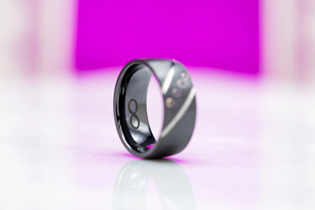 black gold diamond ring for men