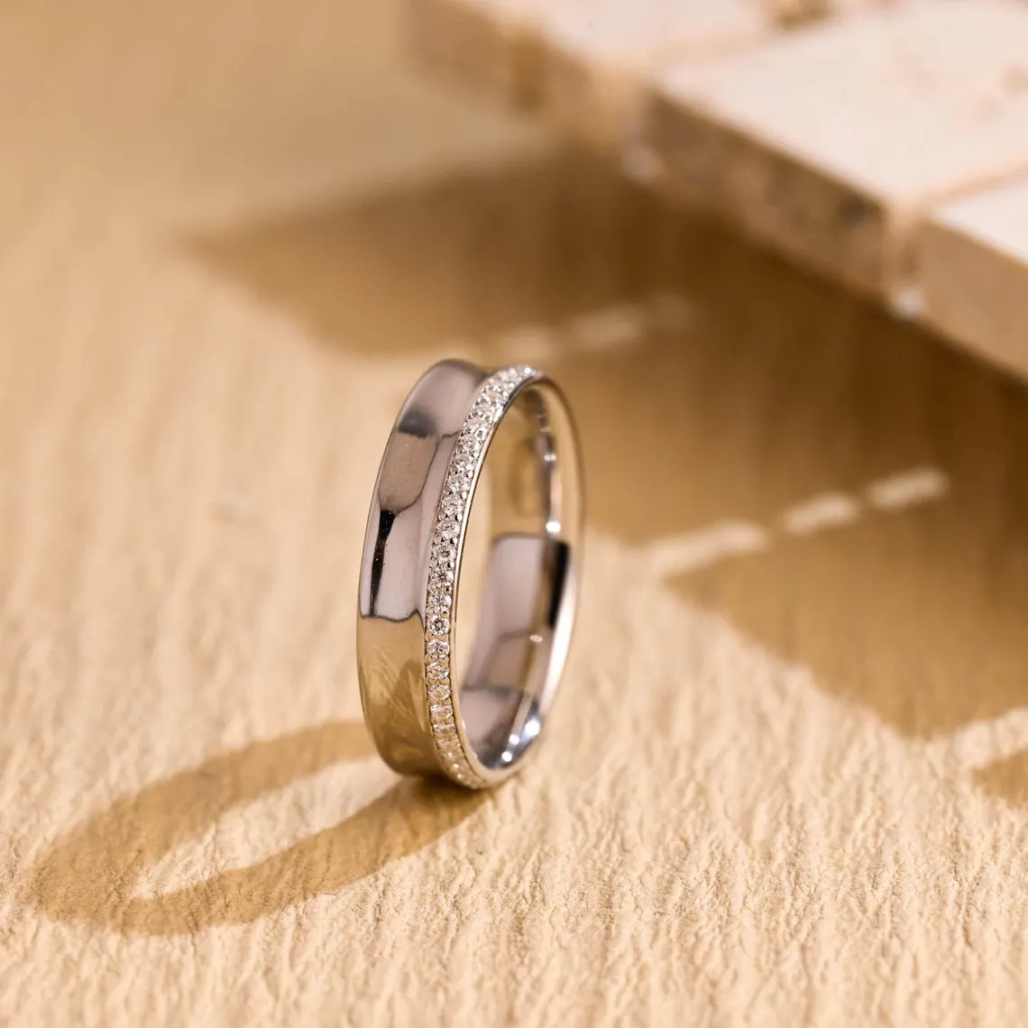 comfort fit wedding band
