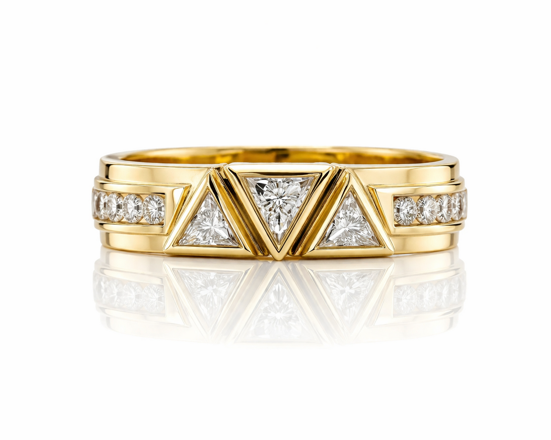 golden pyramid statement band