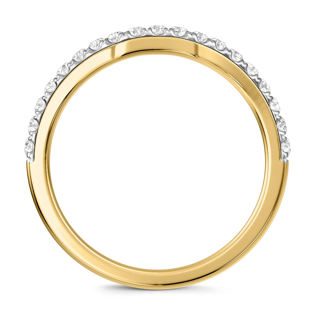 “hexagon diamond bridal ring set close-up”
