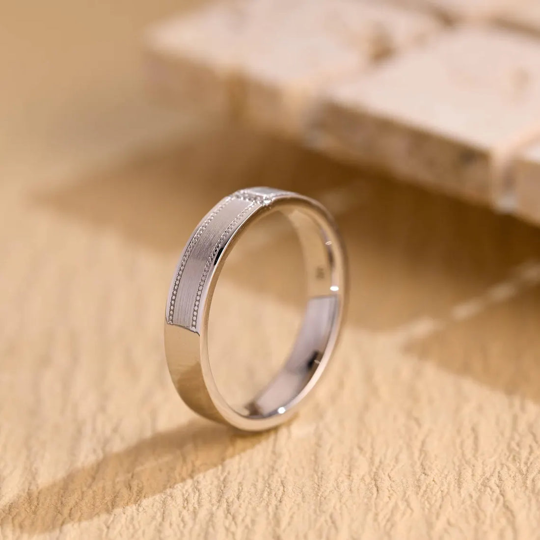 modern wedding band