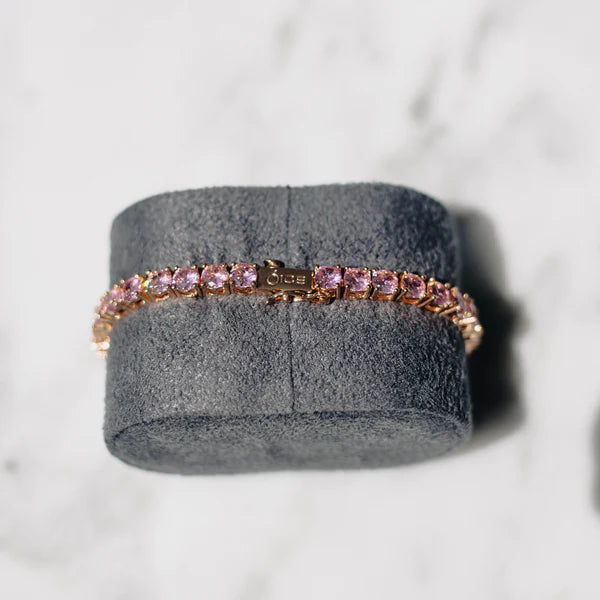 pink sapphire jewelry bracelet