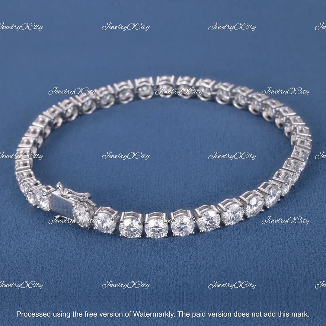 Vir Jewels Silver 1/4 Cttw Diamond Bracelet For Women, Round Lab Grown Diamond  Tennis Bracelet In .925 Sterling Silver, Prong Setting, 7 Inch | Verishop