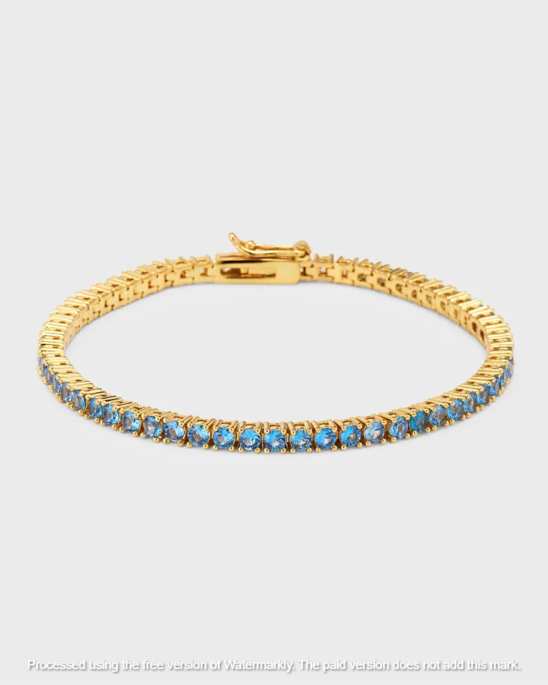sky blue topaz bracelet